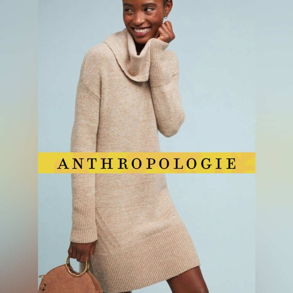 Anthropologie Sonoran Sweater Tunic Mini Dress MP